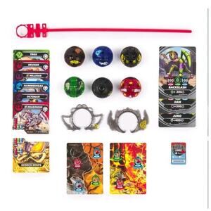 #6951 Bakugan Street Brawl Clash Pack Action Figure Set learn To Brawl- NEW